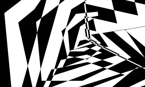 Mysterieuze Zwarte Patronen Witte Achtergrond Uniek Art Modern Design Concept — Stockvector