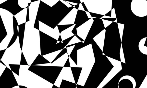扭曲的黑色行动艺术图案现代设计 — 图库矢量图片