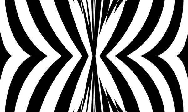 Hipnótico Patrón Negro Art Estilo Monocromo Fondo Pantalla Para Diseño — Vector de stock