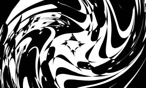 黒のオープンアートスタイルのオリジナルパターンデザインのための創造的なテクスチャ — ストックベクタ