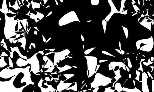 Motif Artistique Noir Sur Fond Blanc Papier Peint Créatif Pour — Image vectorielle