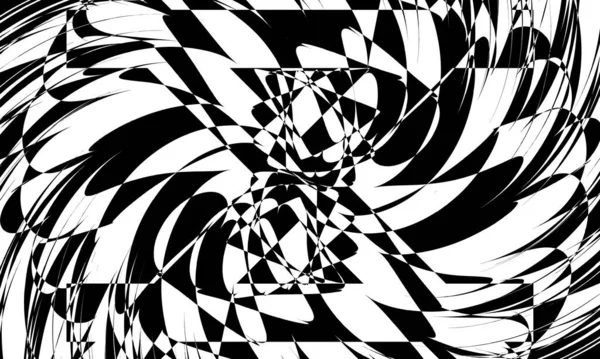Abstrait Mystérieux Fond Pour Design Avec Motif Unique Noir — Image vectorielle