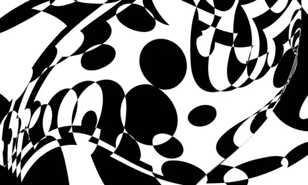Abstrakcyjny Czarny Wzory Unikalny Design Tapety Monochromatyczne — Wektor stockowy