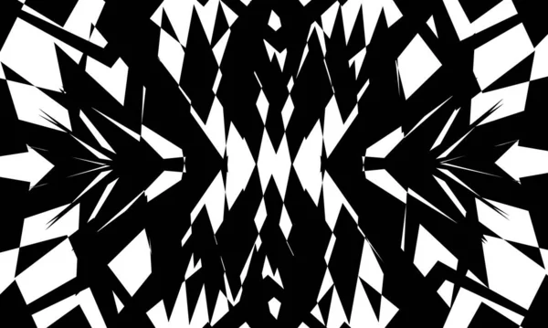 Μαύρη Και Άσπρη Ταπετσαρία Για Σχεδιασμό Πρωτότυπη Οπτική Ψευδαίσθηση — Διανυσματικό Αρχείο