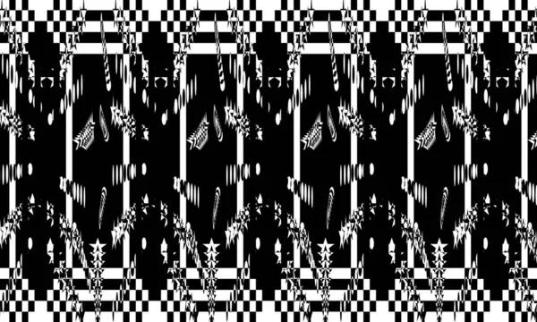 Betoverende Optische Illusie Uniek Zwart Patroon — Stockvector
