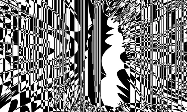 Papier Peint Dynamique Original Avec Illusion Optique — Image vectorielle
