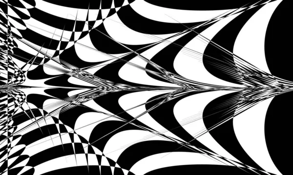 抽象的な黒のパターンは不均一な表面の錯覚を与え — ストックベクタ