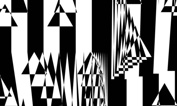 行动风格中扭曲的黑色图案白色背景下的现代设计 — 图库矢量图片