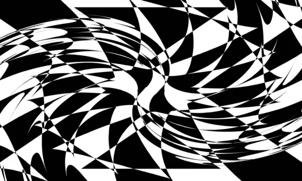 Patrón Negro Estilo Art Abstracto Moderno — Archivo Imágenes Vectoriales