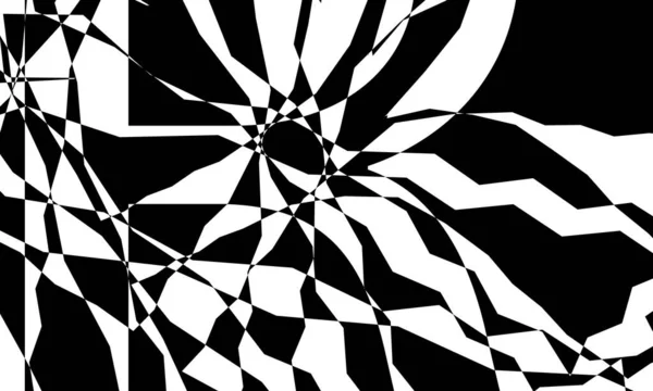 Patroon Art Stijl Moderne Optische Illusie — Stockvector
