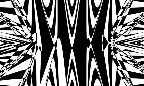 Negro Patrones Místicos Fondo Pantalla Original Para Diseño — Vector de stock