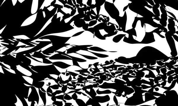 Abstracto Patrón Negro Art Estilo Moderno Concepto Diseño — Archivo Imágenes Vectoriales