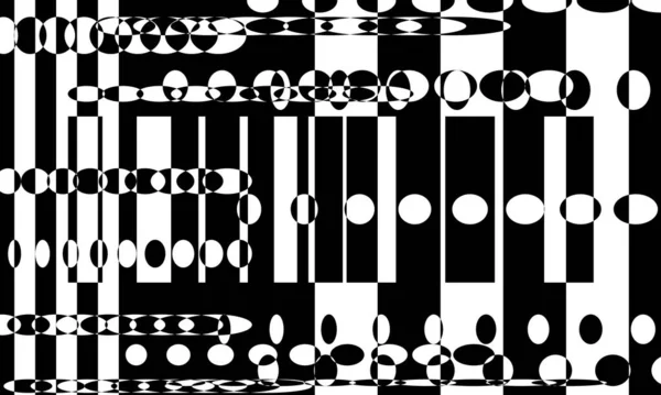 Monochromatický Abstraktní Vzor Stylu Art — Stockový vektor