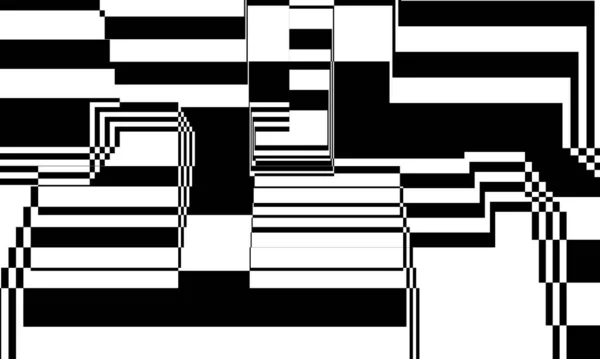 Mystérieux Motif Noir Texture Envoûtante Avec Illusion Optique — Image vectorielle