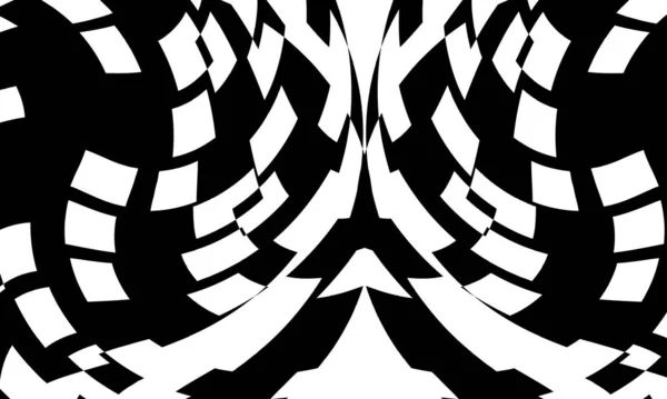 白の背景に黒の抽象的なパターン — ストックベクタ
