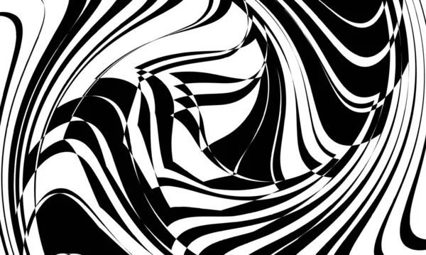 Black Incredible Pattern Modern Art Design — Stock Vector