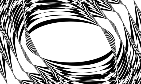 Motif Noir Intéressant Dans Style Art Moderne Papier Peint Monochrome — Image vectorielle