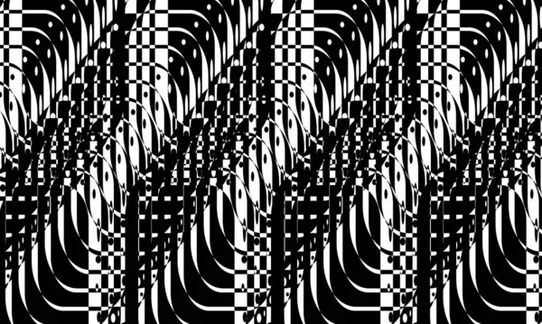 現代的なデザインのための創造的なテクスチャ異常な黒いパターン — ストックベクタ