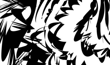 Mistik ve dalgalı desen beyaz arka planda optik bir illüzyon yaratır.