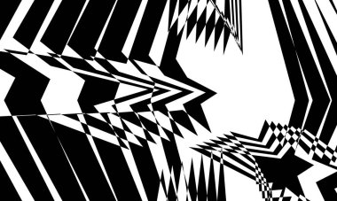 Operasyon sanatı tarzında siyah desenler büyüleyici duvar kağıtları