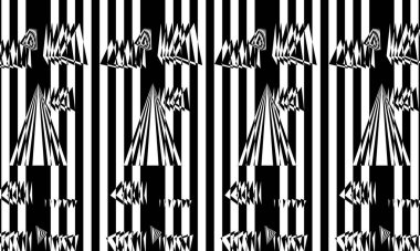 Modern tasarım için büyüleyici görsel illüzyon orijinal desen