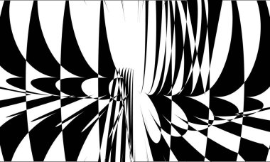 Özgün tasarım monokrom dokusu için operasyon sanatı biçimi