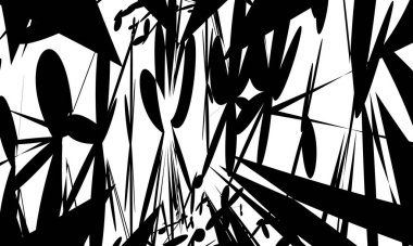 Optik illüzyon yaratıcı kapaklı tasarım için siyah desen