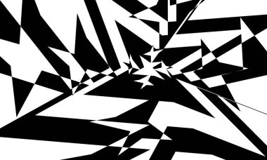 Büyüleyici optik illüzyon tasarım için modern duvar kağıdı