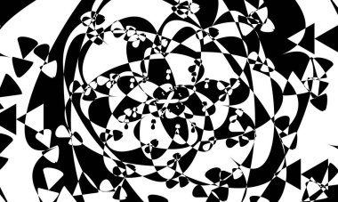 Büyüleyici siyah operasyon sanatı. Yaratıcı kapak.