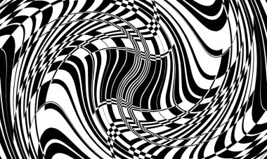 Modern tasarım için orijinal doku siyah dalgalanma desenleri