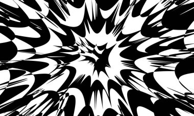 Operasyon sanatının modern tasarımında büyüleyici siyah desen