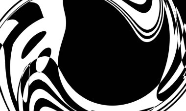 Modern tasarım için monokrom fütüristik duvar kağıdı