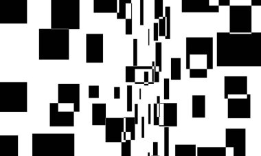 Operasyon sanatında siyah desen soyut ve modern yaratıcı konsept