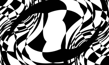 İnanılmaz operasyon sanatı tasarım için siyah desenler tasarlıyor