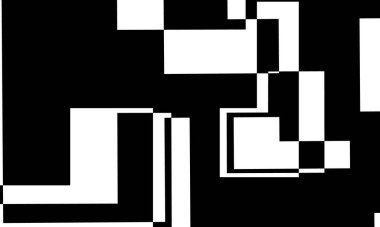 Modern tasarım için gizemli siyah beyaz duvar kağıdı