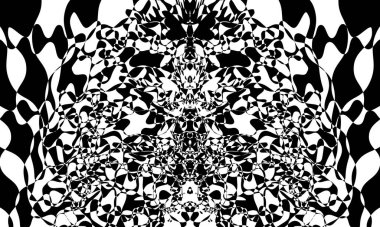 Operasyon sanatı tarzında büyüleyici tek renkli desenler orijinal ve yaratıcı duvar kağıtları