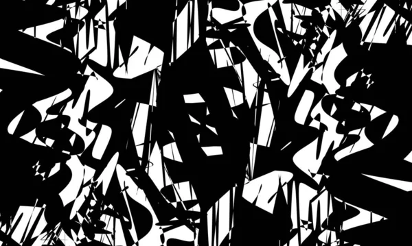 Patrón Negro Abstracto Dando Ilusión Superficie Desigual — Vector de stock