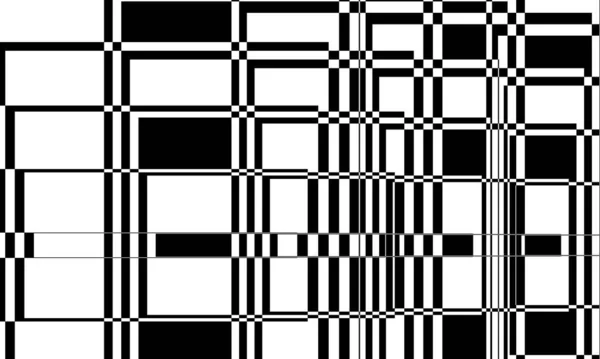 Patrones Negros Místicos Moderno Papel Pintado Ilusión Óptica Para Diseño — Vector de stock