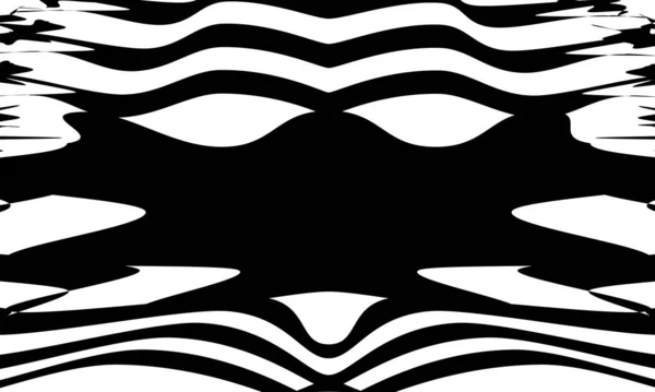 Monochrome Mysterious Wallpaper Black Pattern Art Style — Stock Vector