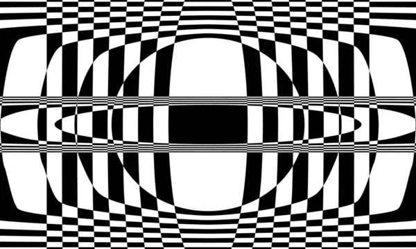 现代设计中迷人的光学错觉原始图案 — 图库矢量图片