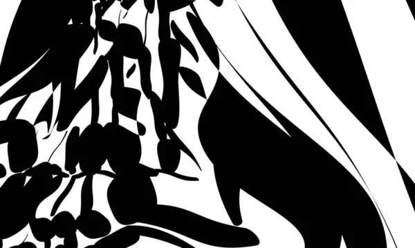 Surface Inégale Noire Créée Par Motif Style Art — Image vectorielle