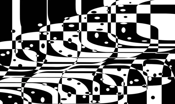 Унікальний Стиль Art Зачаровує Чорні Візерунки Однотонні Шпалери Дизайну — стоковий вектор