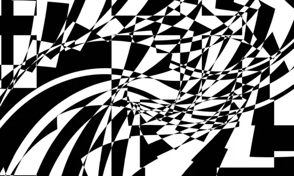 Schwarzes Muster Art Stil Faszinierende Tapete Für Das Design — Stockvektor