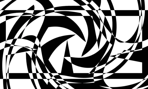 Фантастичний Чорний Візерунок Стилі Art Концепція Сучасного Дизайну — стоковий вектор