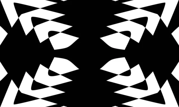 白の背景に黒のパターン デザインのための現代のさざ波の壁紙 — ストックベクタ