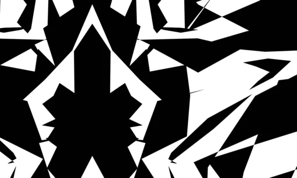 Black Funnel Pattern White Background Creative Wallpaper Design — Stock Vector