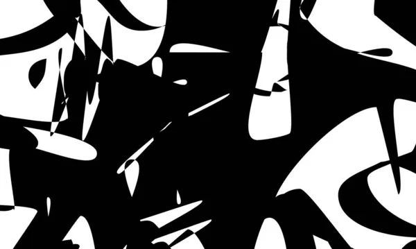 Patrón Negro Con Patrones Ondulados Creando Una Ilusión Óptica Diseños — Archivo Imágenes Vectoriales