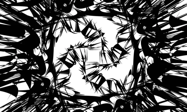 Abstracto Negro Textura Arte Estilo Creativo Patrón Para Cubierta — Vector de stock