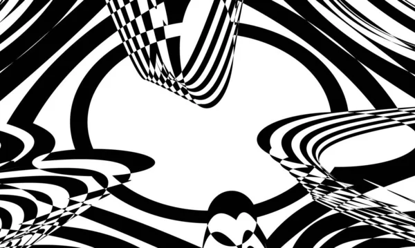 Black Pattern Art Style Original Texture Design Concept Creativity — Stock Vector