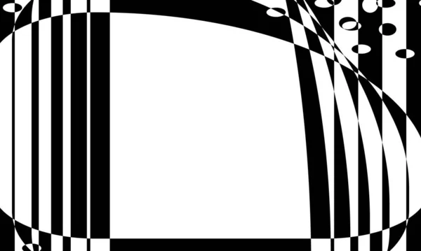 Original Mystical Wallpaper Black Mysterious Pattern White Background — Stock Vector